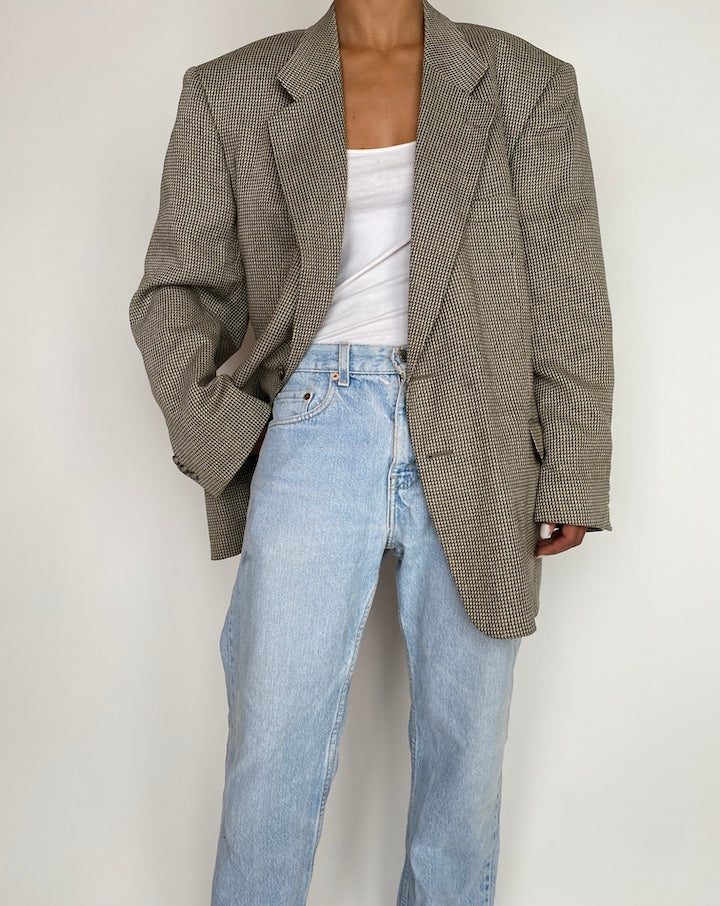 VINTAGE OVERSIZED SINGLE BREASTED BLAZER 2947