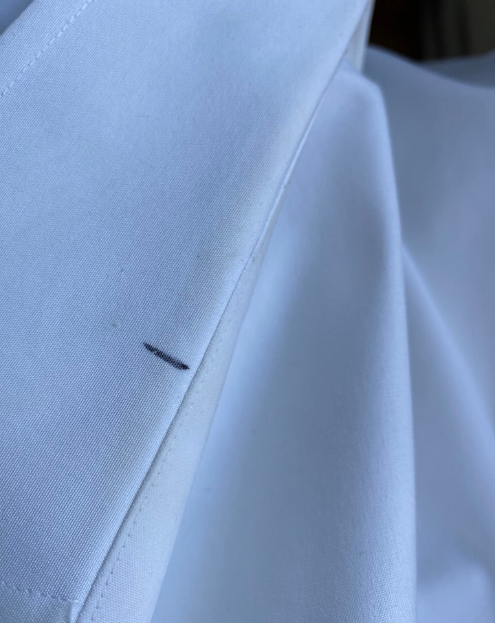 VINTAGE OVERSIZED WHITE BUTTON DOWN SHIRT 3459