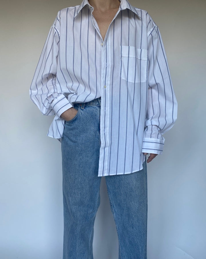 VINTAGE SAINT LAURENT STRIPED SHIRT 3465