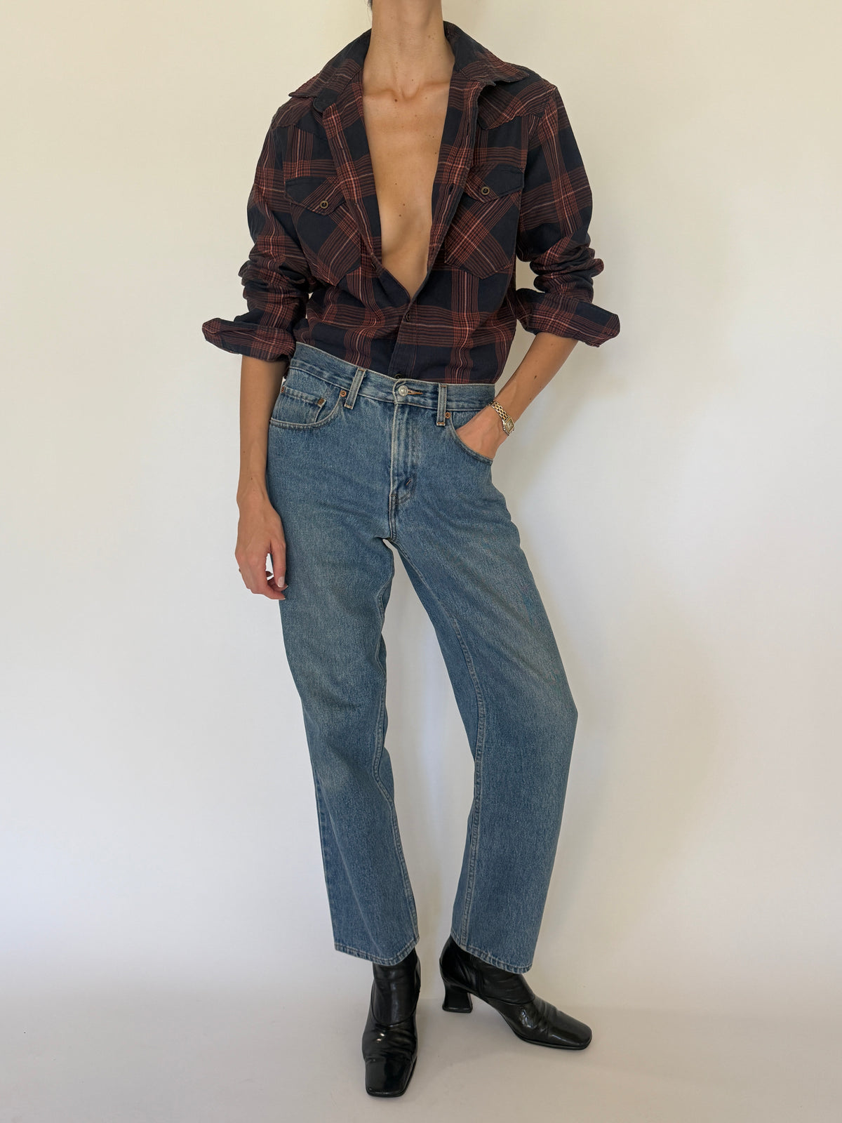 Vintage Wrangler Western-Inspired Shirt 8435