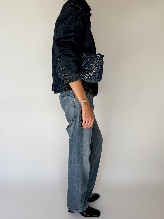 Vintage Denim Blazer dark Wash 6024