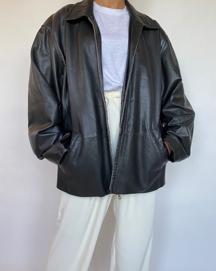 VINTAGE LEATHER JACKET 672