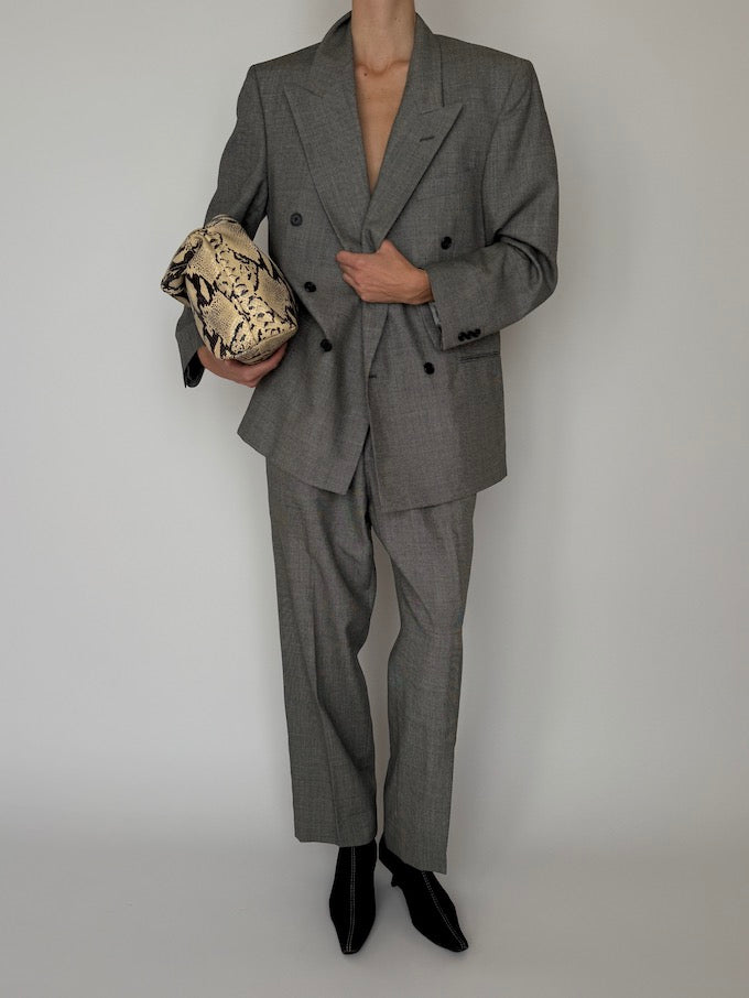 Vintage Grey Suit Set 6633