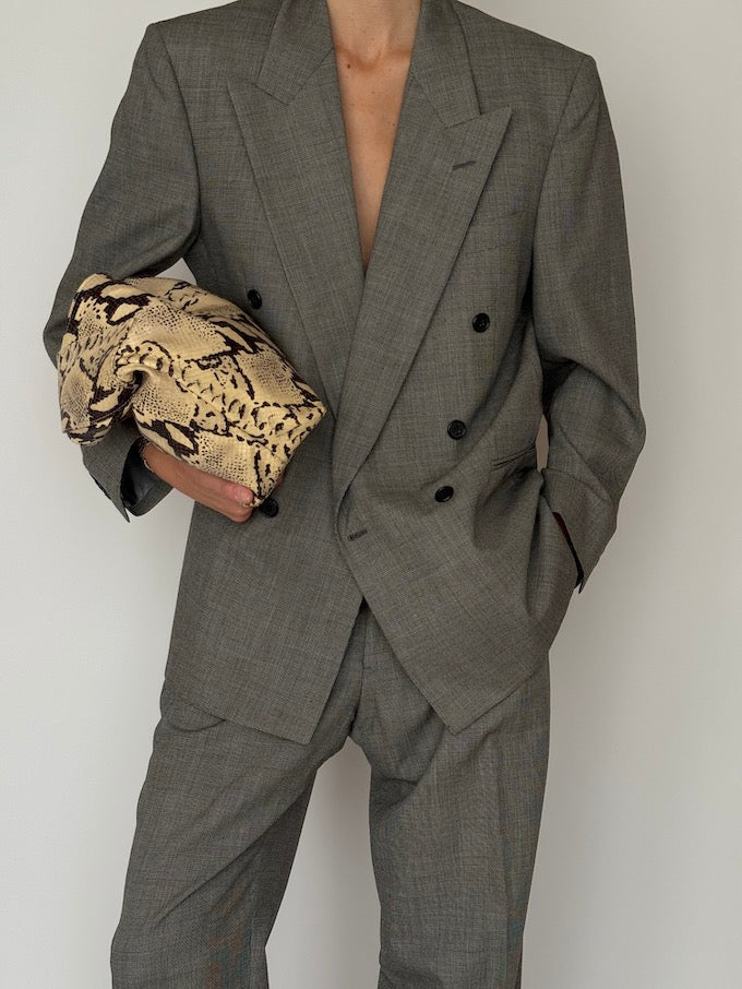 Vintage Grey Suit Set 6633