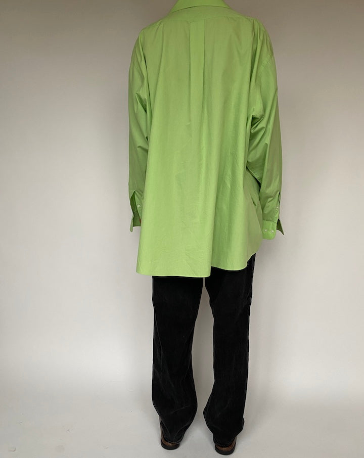 VINTAGE OVERSIZED GREEN SHIRT 1612
