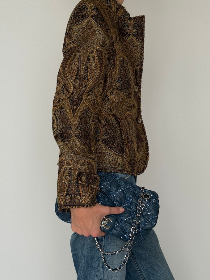 Vintage Paisley Tapestry Blazer 6638