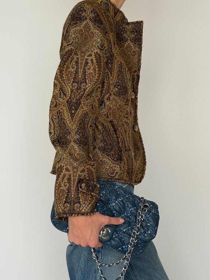 Vintage Paisley Tapestry Blazer 6638