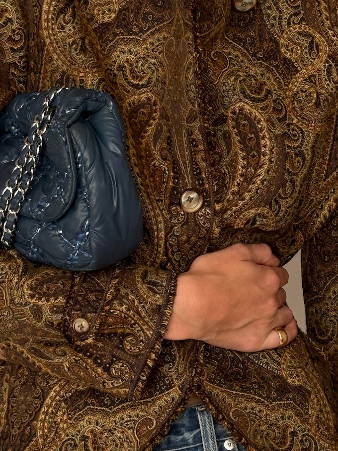 Vintage Paisley Tapestry Blazer 6638