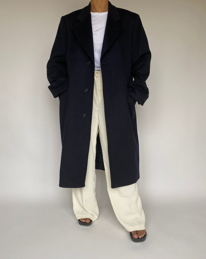 VINTAGE OVERSIZED WOOL/CASHMERE COAT 1050