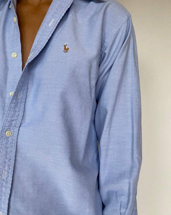 VINTAGE BLUE RALPH LAUREN SHIRT 1616