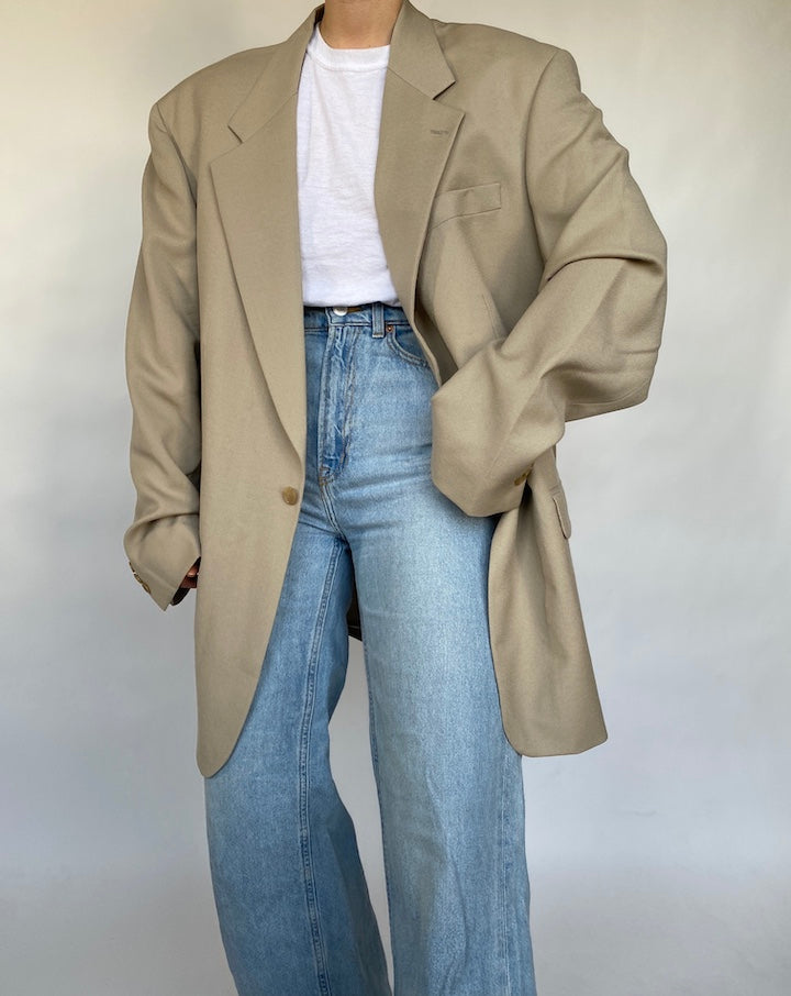VINTAGE OVERSIZED WOOL BLAZER 413