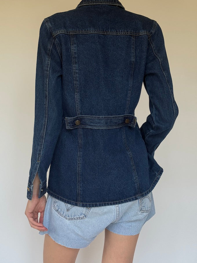 Vintage denim blazer jacket 6325