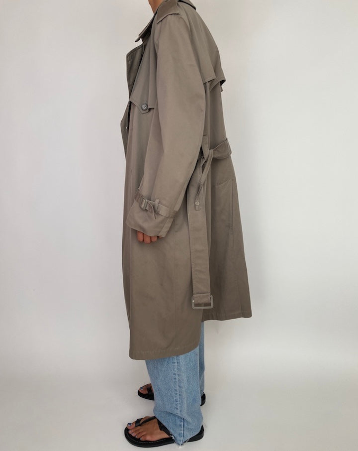 VINTAGE OVERSIZED LONG TRENCH COAT 2981