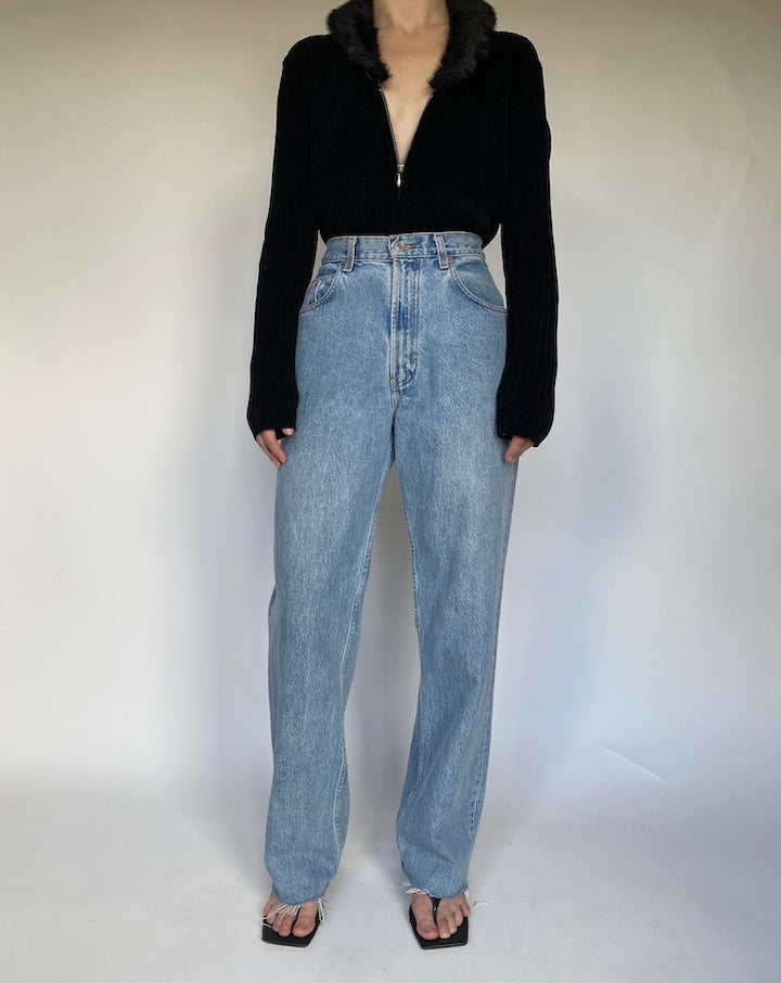 VINTAGE BLACK CARDIGAN 2709