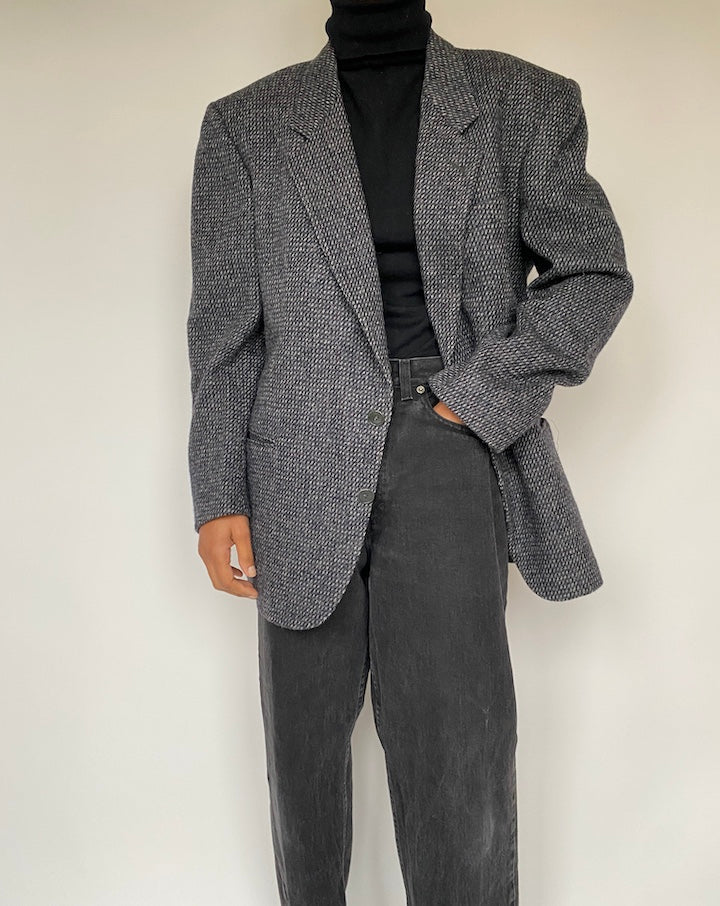 VINTAGE WOOL BLAZER 1632 2