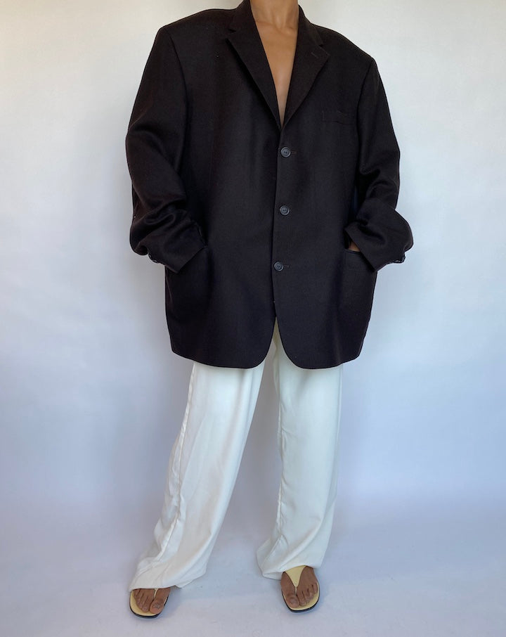 VINTAGE WOOL AND CASHMERE BLAZER 021