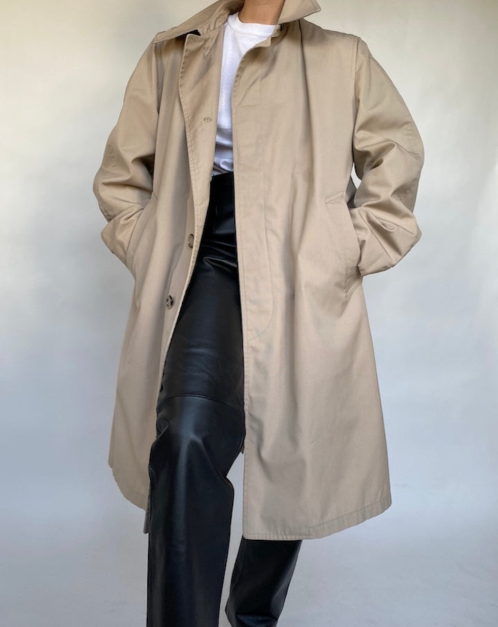 VINTAGE BEIGE COAT 416