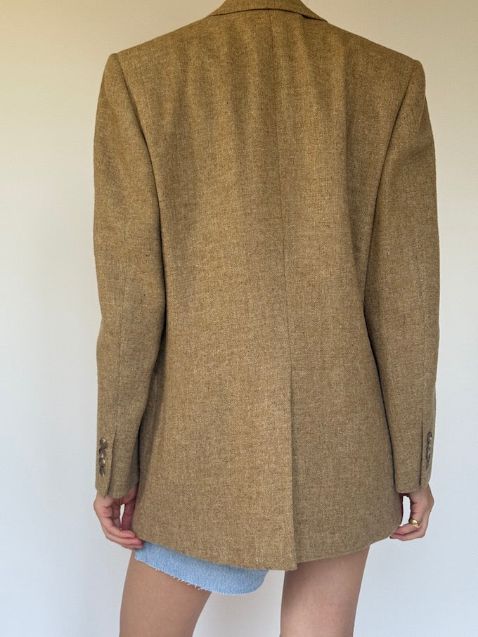 Vintage Christian Dior blazer beige 6337