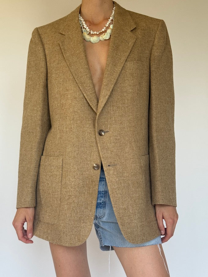 Vintage Christian Dior blazer beige 6337