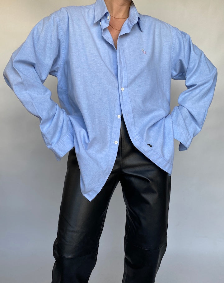 VINTAGE LIGHT BLUE RALPH LAUREN SHIRT 420