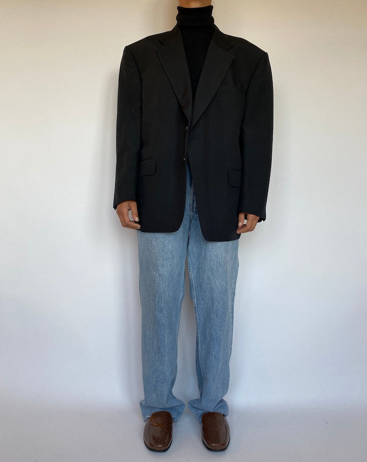 VINTAGE BLACK BLAZER 1655