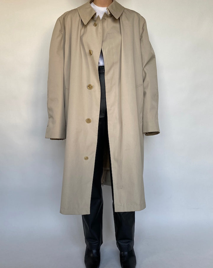 VINTAGE LIGHT BEIGE COAT 421