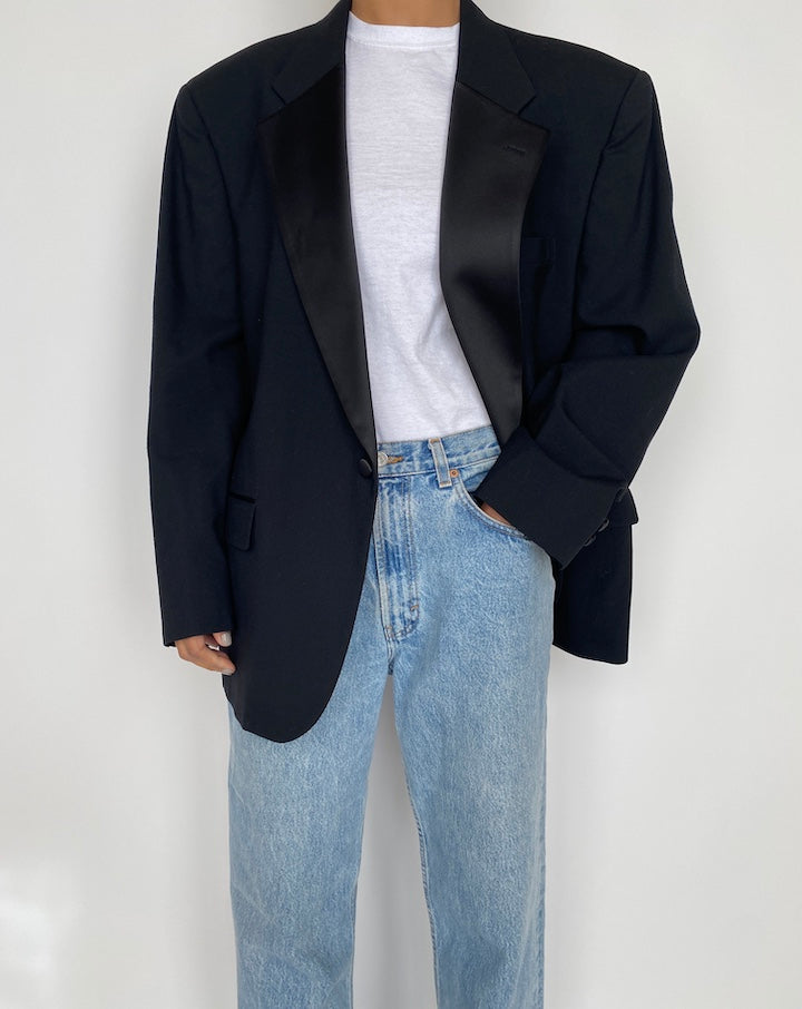 VINTAGE OVERSIZED WOOL BLAZER 2451