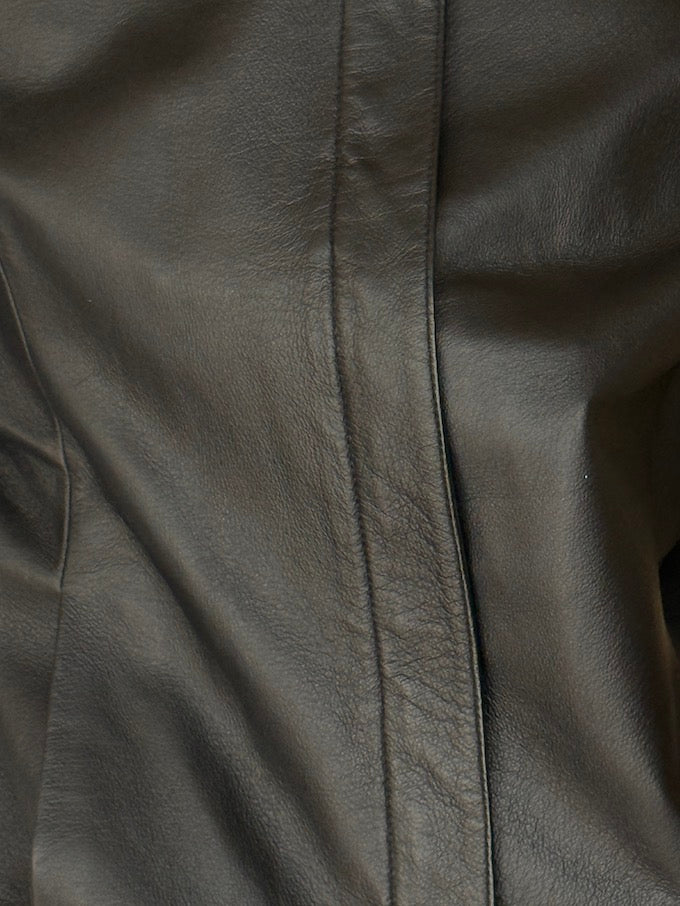Vintage Leather jacket Black 6454