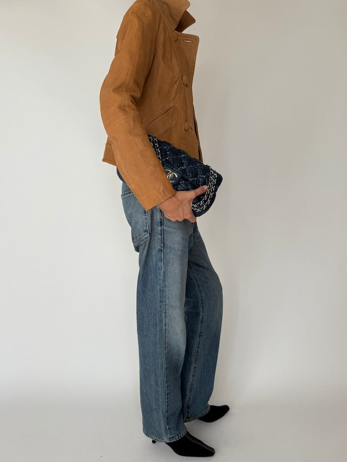 Vintage Brown Leather Jacket 4757