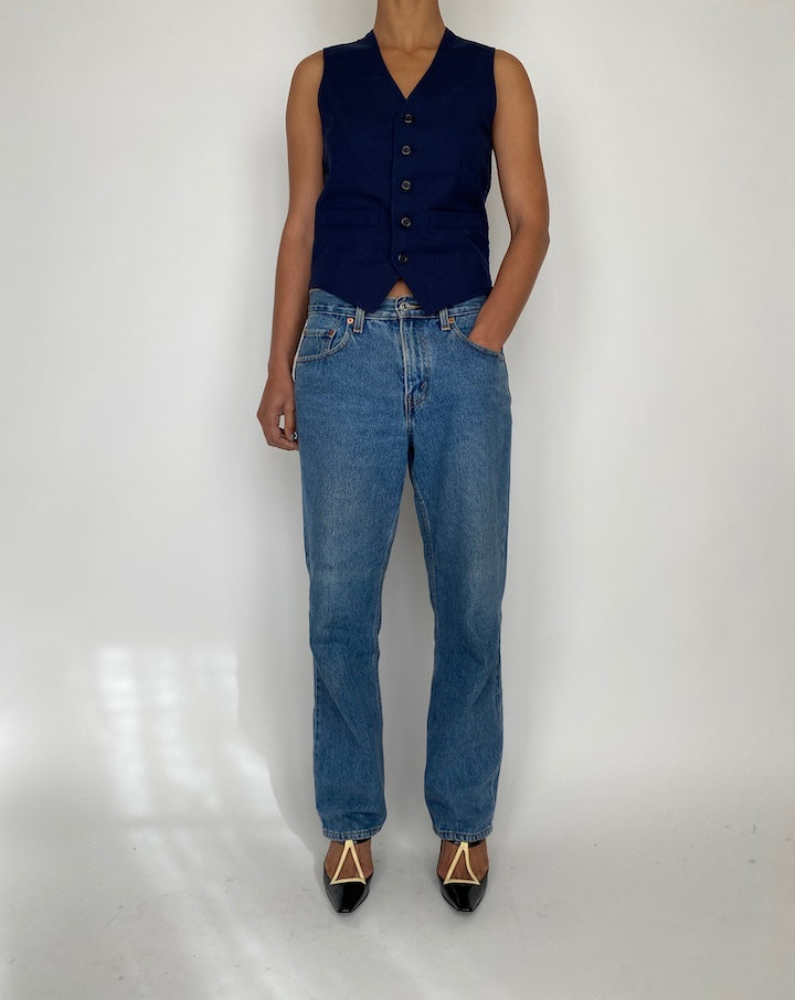 VINTAGE NAVY VEST 2460