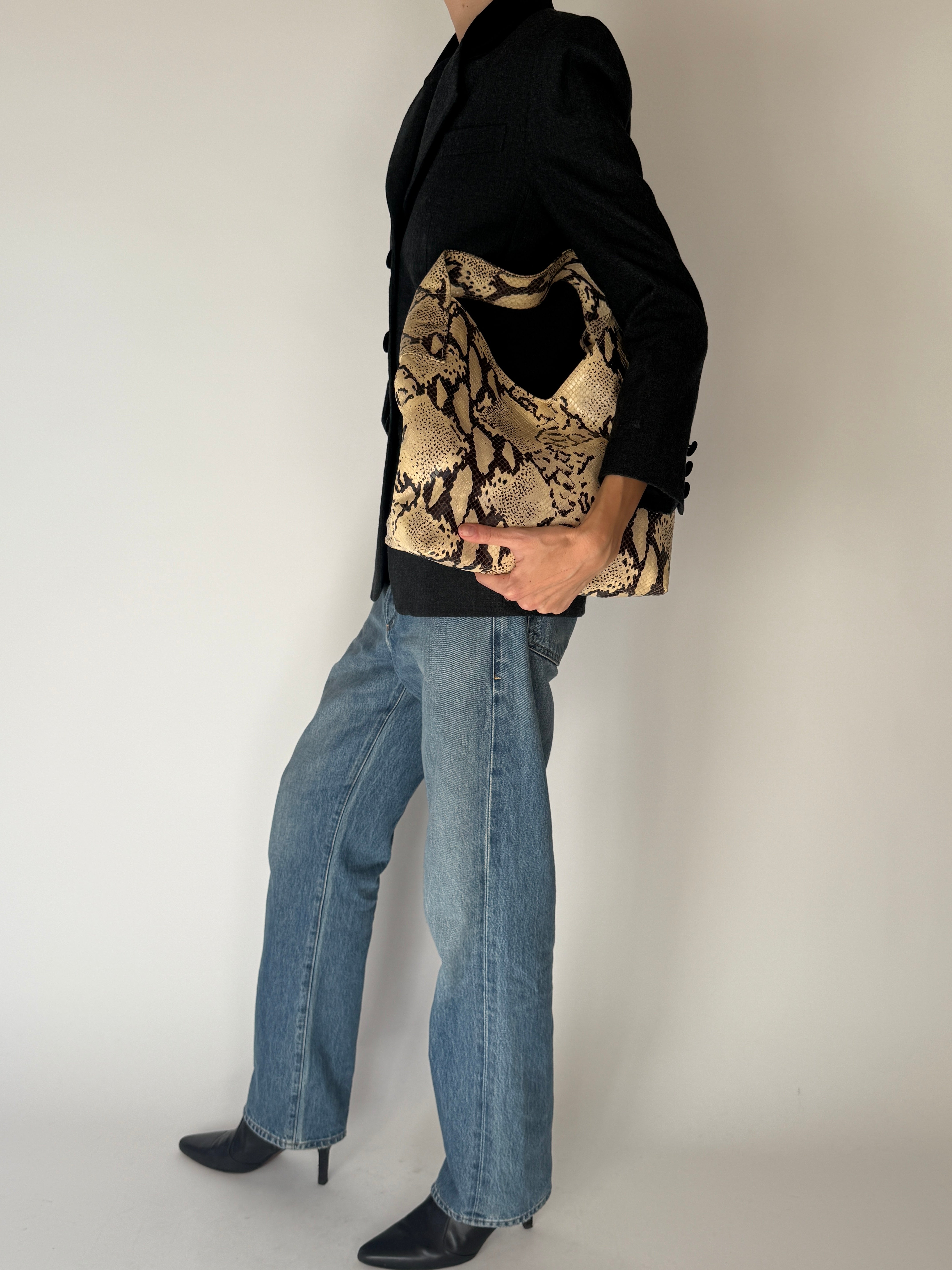 Structured Tailored Blazer Dark Grey 6668