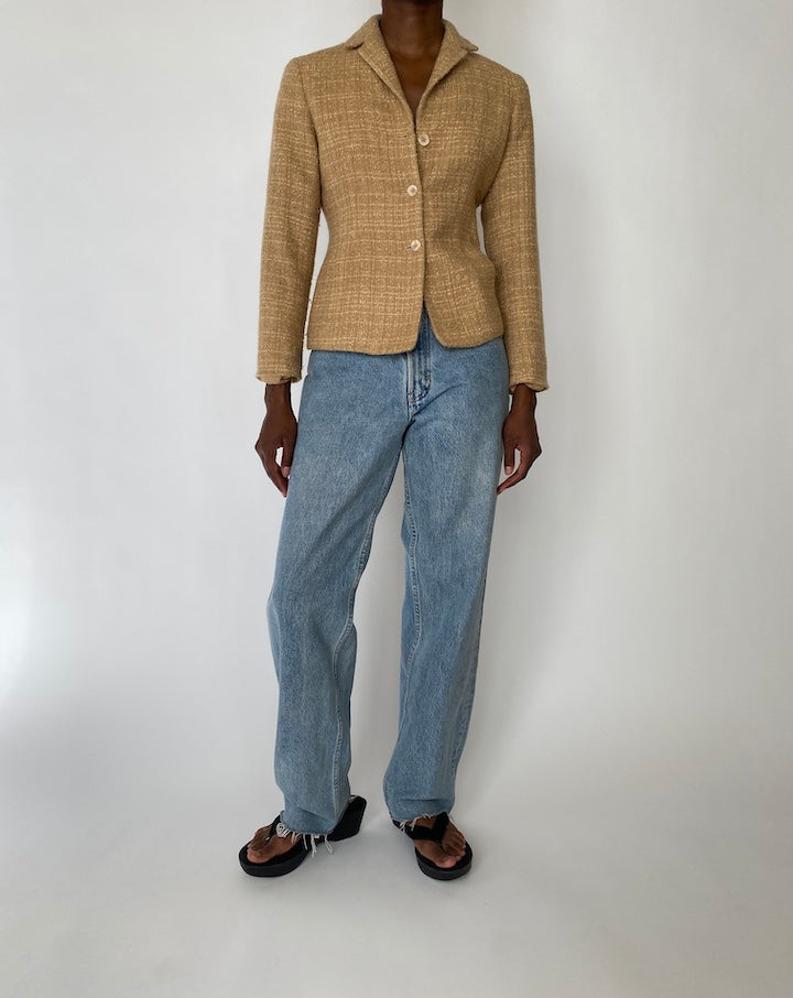 VINTAGE BEIGE BLAZER 3894