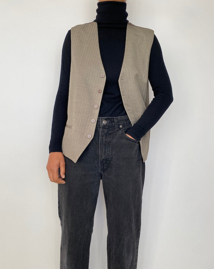 VINTAGE STRIPED VEST 1682