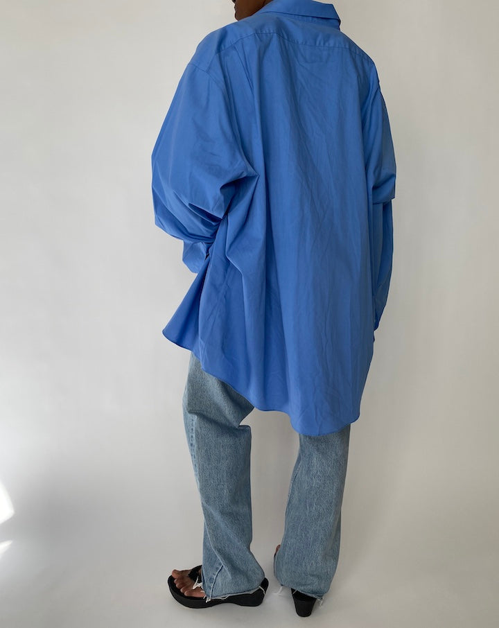 VINTAGE OVERSIZED BLUE SHIRT 3903