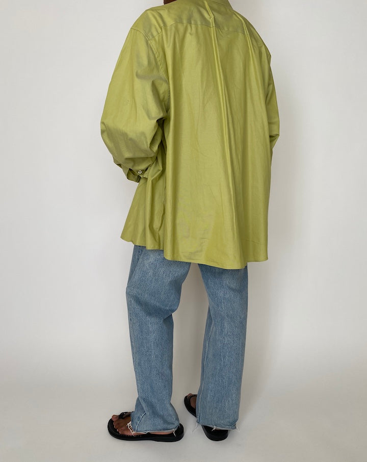 VINTAGE OVERSIZED GREEN SHIRT 3905