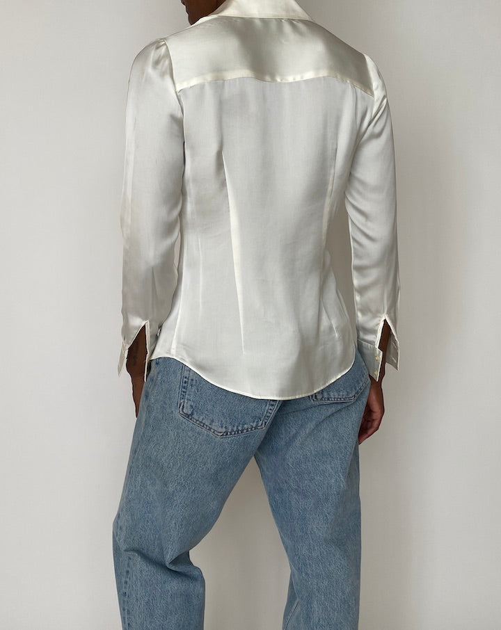 VINTAGE RUFFLED BLOUSE 3909