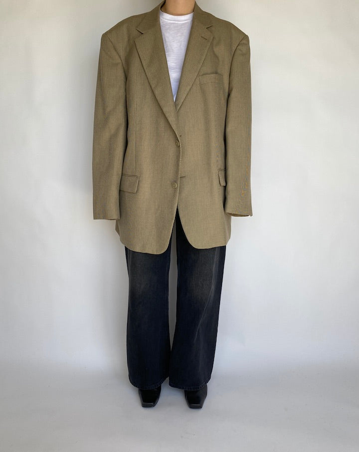 VINTAGE BEIGE OVERSIZED BLAZER 429