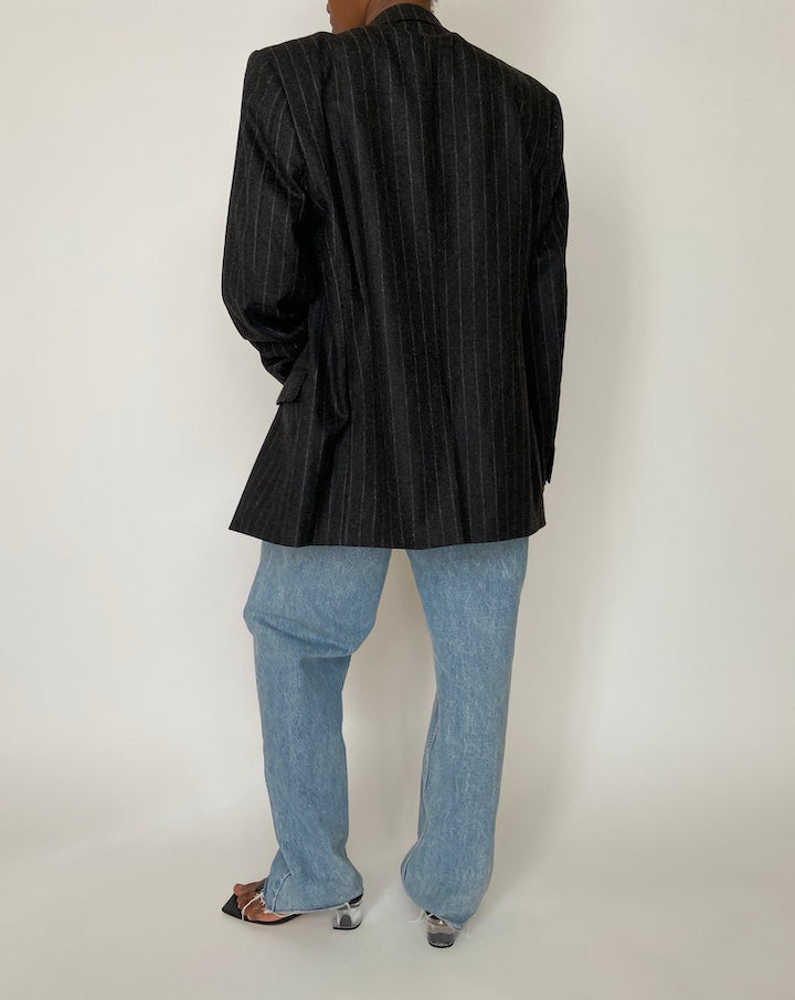 VINTAGE PINSTRIPED BLAZER 3919