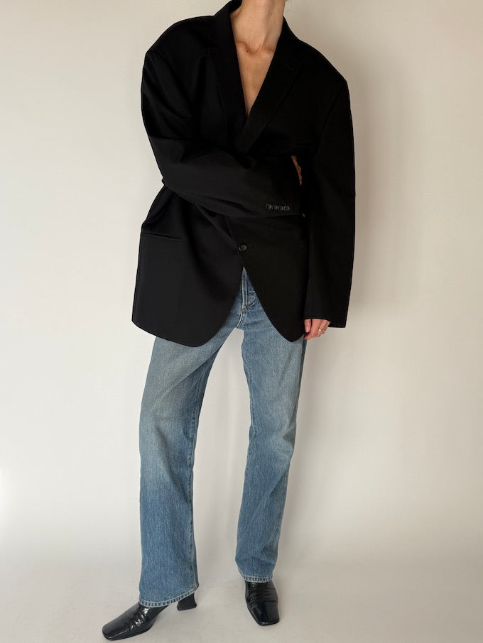 Vintage Oversized Wool Blazer 6682