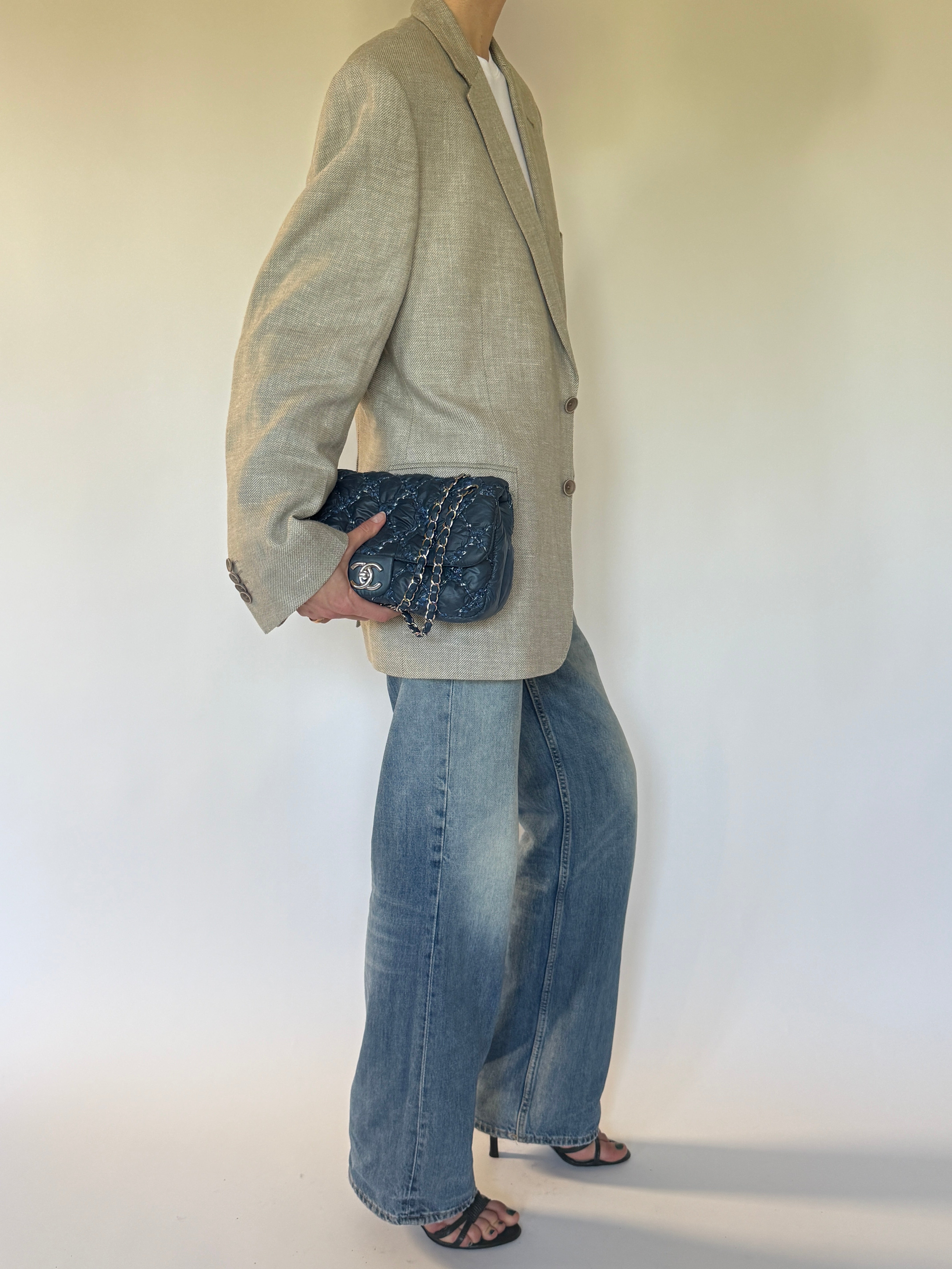 Vintage oversized blazer side view