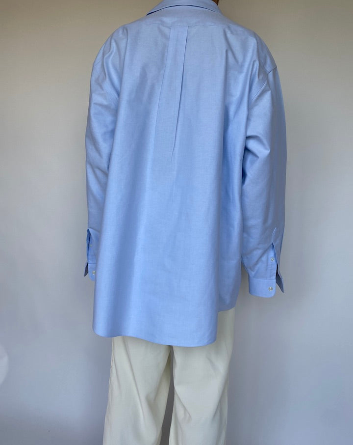 VINTAGE OVERSIZED BLUE SHIRT 1091