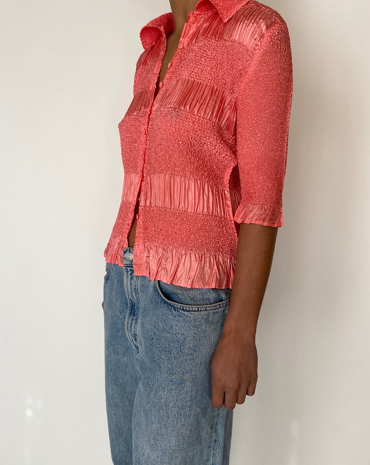 VINTAGE HOT PINK TOP 2487