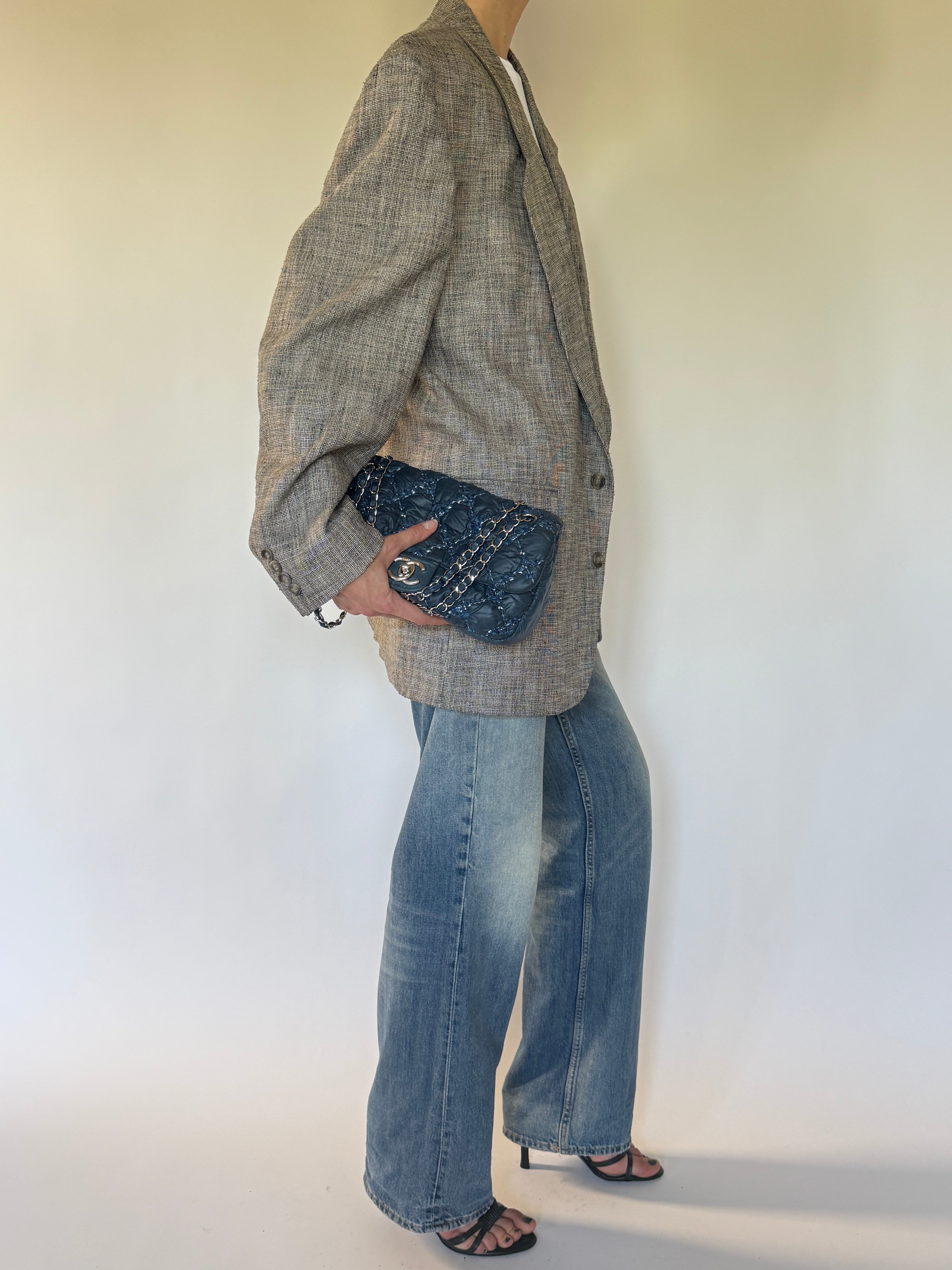 Vintage oversized blazer side view