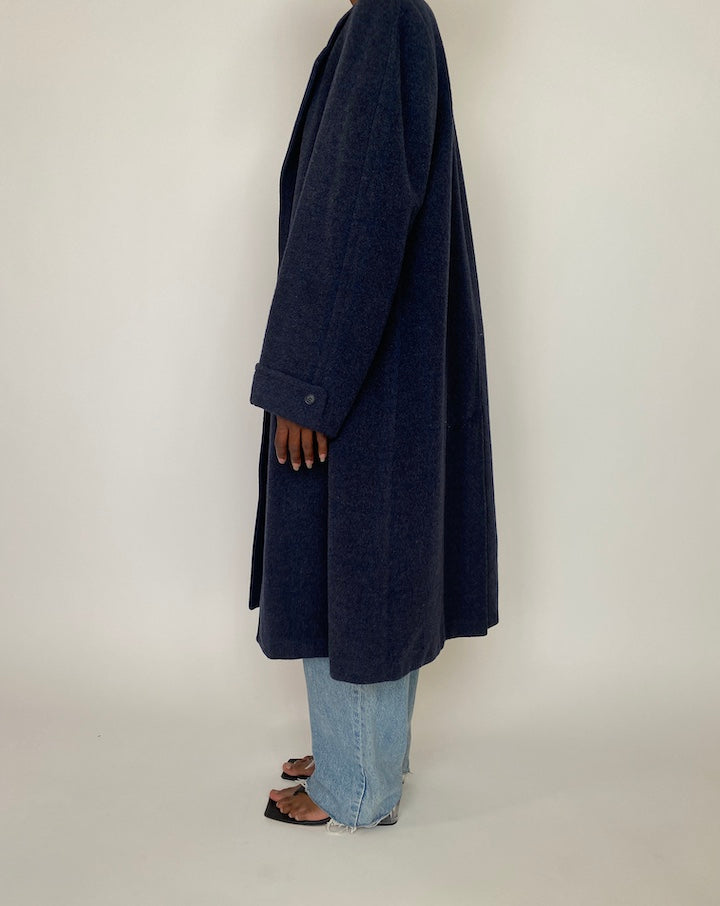 VINTAGE DARK GREY COAT 3935