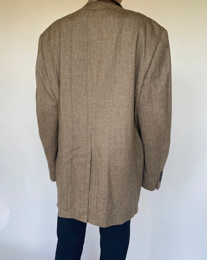 VINTAGE BROWN BLAZER 1099