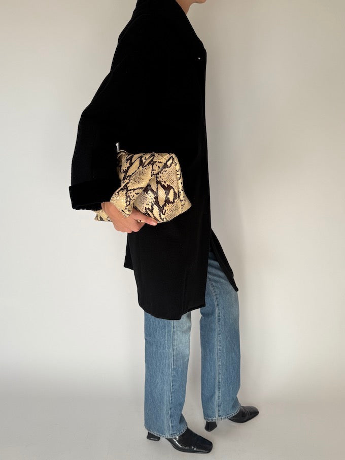 Vintage Wool Hooded Coat 6687