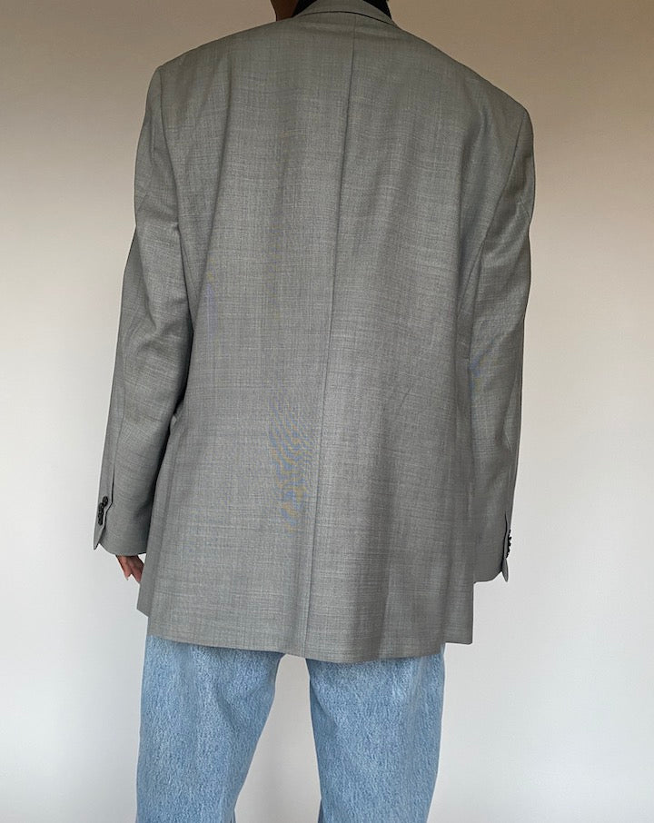 VINTAGE GREY WOOL BLAZER 1693