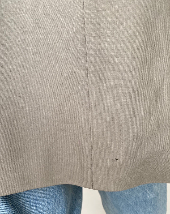 VINTAGE OVERSIZED BEIGE CALVIN KLEIN BLAZER 3957