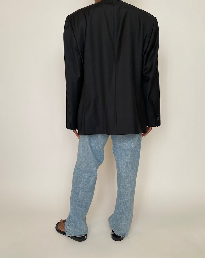 VINTAGE BLACK CALVIN KLEIN BLAZER 3958