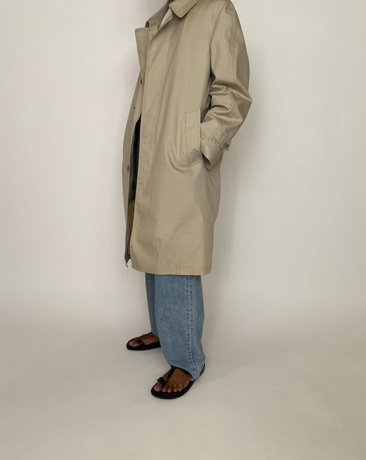 VINTAGE BEIGE TRENCH COAT 3961